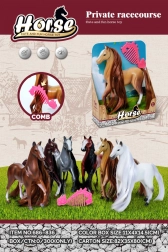 Speelgoedpaardje met kammetje