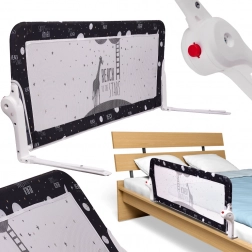 Zwarte bedhek 120 cm