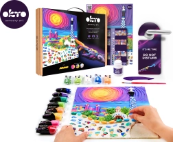 Okto schilderen met pasta Park Güell – Barcelona 30 × 40 cm