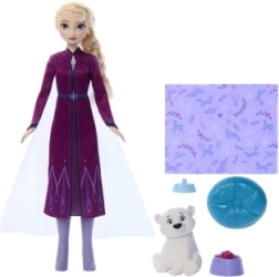 Elsa-pop Disney Frozen met ijsbeertje