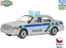 Metalen model van een politieauto 8 cm – Politieauto