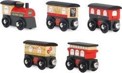 Le Toy Van houten trein Royal Express met wagons