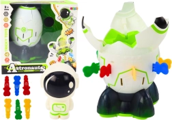 Behendigheidsspel Springende astronaut met raket