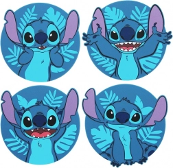 set van siliconen onderzetters disney stitch (4 stuks)