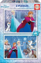 EDUCA Puzzel Frozen 2x48 stukjes