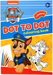 Kleur- en puzzelboek PAW PATROL A4 met stickers