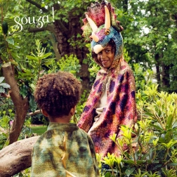 Souza! dinosaurus cape triceratops voor kinderen 4–7 jaar