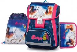 Školní set 3ks Oxybag met paardenmotief