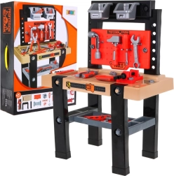 Kinderwerkbank met 64 delen gereedschap en accessoires
