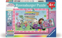 Ravensburger puzzel Gabby’s magische huis 2x24 stukjes