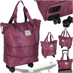 Opvouwbare Reistas op Wielen Paars