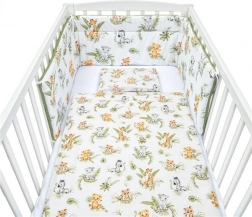 3-delige babybed-beddenset NEW BABY Jungle 100x135 cm