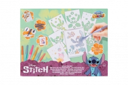 Grote creatieve schilderset met blaasstiften Stitch