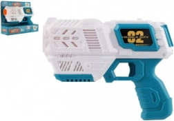 Bubbelpistool met navulling 19cm