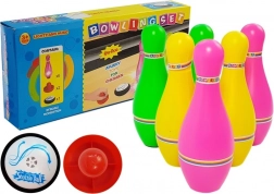 Kleurrijke bowling set met lichteffecten