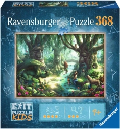 Ravensburger Exit Kids puzzel: magisch bos, 368 stukjes