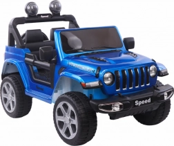 Rijdbare accu-auto blauw gelakt 4x4