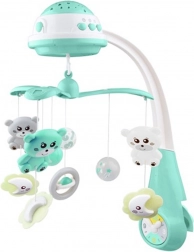 Baby Mix baby-mobiel met lichtprojector mint