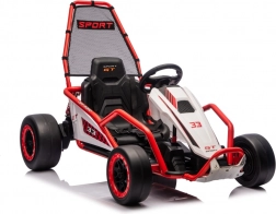 Elektrische kinderkart TORNADO met driftfunctie – rood
