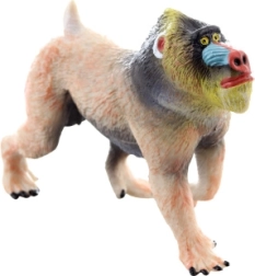 Plastic mandrilfiguur 10 cm