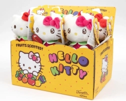Pluche knuffel HELLO KITTY watermeloen 12 cm