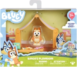 Bluey mini-speelkamer met Bingo-figuur