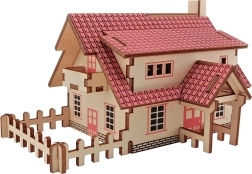 WOODCRAFT houten 3D-puzzel ranch