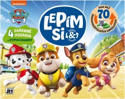 ik plak opnieuw Paw Patrol – herbruikbare stickers en kleurplaten