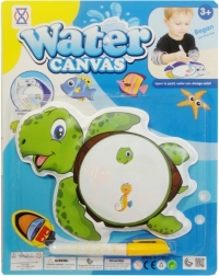 Magisch bad-leporello dat van kleur verandert – schildpad