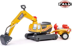 Loopfiets Super rupsbandgraafmachine met aanhanger