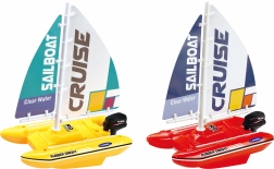 Batterij-aangedreven catamaranboot