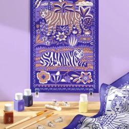 Zijde schilderen Atelier 10 van DJECO