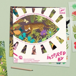 DJECO Doordrukplaatjes geïnspireerd door Douanier Rousseau