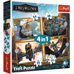 Puzzel Drakendagen - 4 in 1
