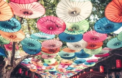 Ravensburger Puzzle Moment paraplu’s 200 stukjes