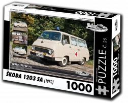 Puzzel Retro-Auto’s Škoda 1203 SA 1000 stukjes