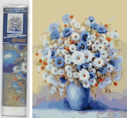 Diamantschilderen veldboeket 30 × 40 cm