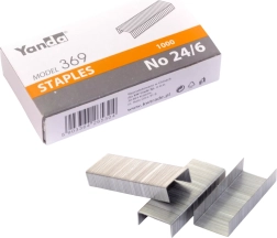 Kantoorhechtjes 24/6 YANDA 1000 stuks