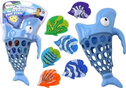 Viskorf om in het water te vangen – blauwe haai