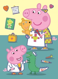 TREFL Puzzel Peppa Big: Medische controle 20 stukjes