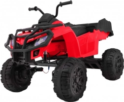 Elektrische kinderquad 12V 4x4 met afstandsbediening, EVA-wielen en LED-verlichting, rood
