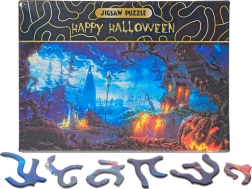 Puzzel Happy Halloween Pompoentuin 468 stukjes