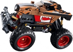 Sluban Power Bricks Opwindbare oranje-zwarte race Off-road