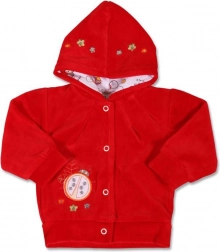 Velours hoodie voor baby maat 68 (4–6 maanden)