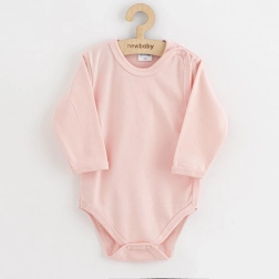 babyromper met volledige drukknoopsluiting New Baby Classic II lichtroze