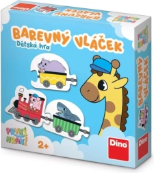 Eerste spel: kleurrijke trein – educatief spel voor de allerkleinsten