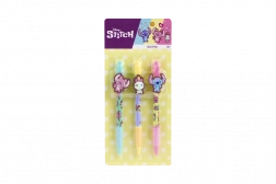 Set gelpennen STITCH met grote clip, 3 stuks