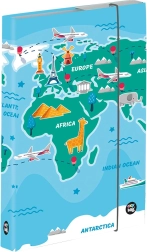 Doos voor schriften A5 met thema Kaarten