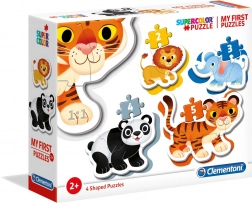 Mijn eerste puzzel Safari 4-in-1 (2–5 stukjes) CLEMENTONI
