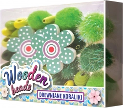 Houten kralen voor kinderen – creatieve mix met pompons TOYS INN